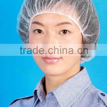 Leboo Disposable Non-woven Hair Net Cap Mob Elastic Free Size