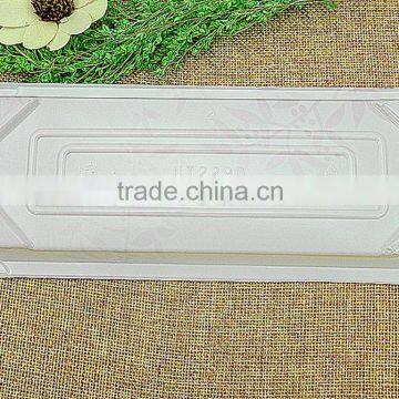 OPS Plastic Disposable Embossing Sushi Box Container Tray With Clear Lid photo-5