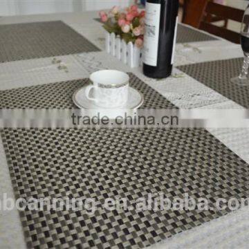 dishwasher safe placemats/cheap placemats/woven pvc placemats for restaurants