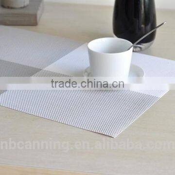 place mats/pvc woven mesh placemats/woven pvc placemats for restaurants