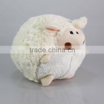 Custom plush round sheep soft toy for kids mingen factory