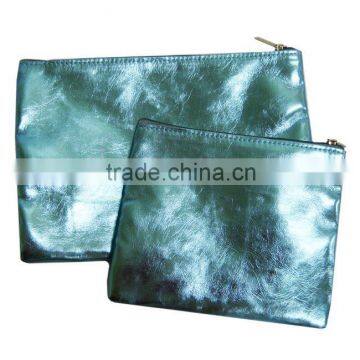 Fast delivery shiny travelling cosmetic bag