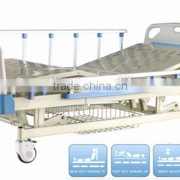 HR-623A Plastic head board medical manual bed for sale