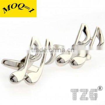 TZG05296 Fashion Cuff Link Music Note Cufflink