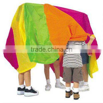 kids play parachute