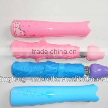 2015 custom made gift rose shape super light mini umbrella