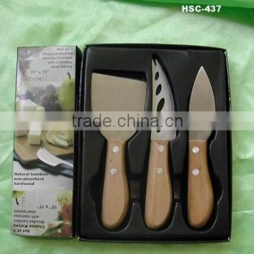 NEW Promotion gift set-3 PCS Cheese tools set in window box - NEW