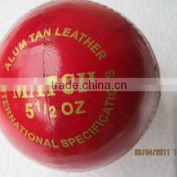 Leather Cricket Ball