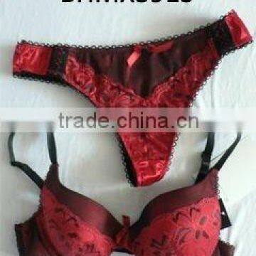 Manufactory High Quality OEM G-string Women Underwear Ladies Sexy Panty and Bra Sets