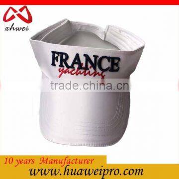 Made In China Oem Stretch Sports Mesh Exterior sun visor cap with 3D Embroidery