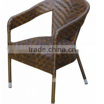 Outdoor PE rattan dining chairs