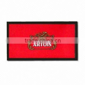 fashion cucstom pvc bar mat