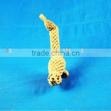 2013 cotton rope toys pet toys braided squirrel