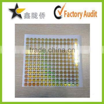 2015 Professional Custom labels laser anti-counterfeit trademark