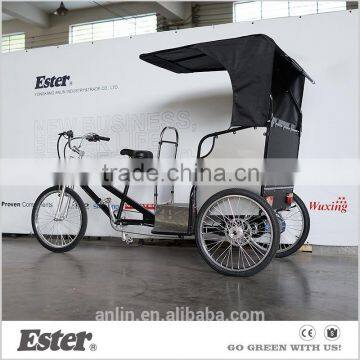 ESTER Pedicab Bicycle Rickshaw for Business or Pleasure with rear motor                        
                                                Quality Choice