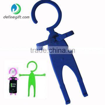 Unique Flexible Hook Multi function Silicone Folding Mobile Phone Holder