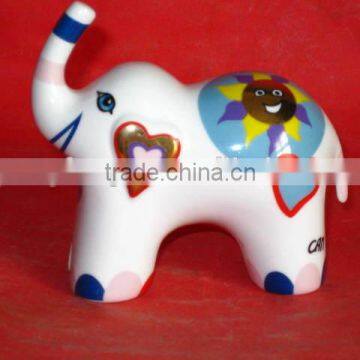 YF16006 ceramic gift elephant shape