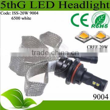 China auto parts high/low beam 9004 5x7 led headlight