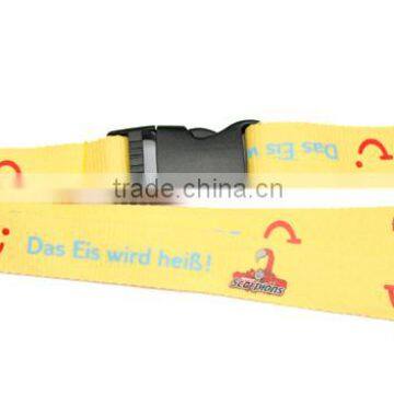 3/4" flat nylon lanyard made in china