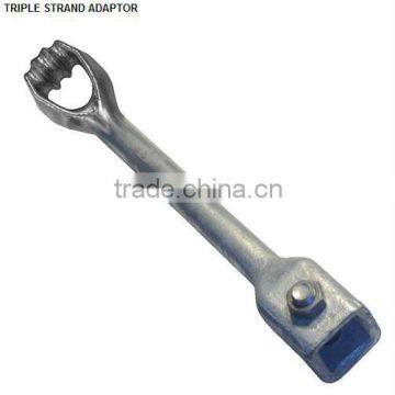 Guy Triple Strand Adaptor For Helix Ground Screw