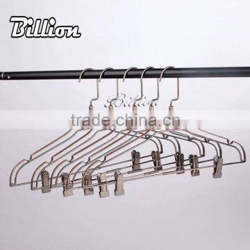 Cheap Bronze Non Slip Hanger Laundry Metal Wire Shirt Hanger photo-4