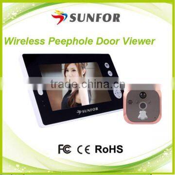 New price 7 inch TFT wireless door bell with door viewer