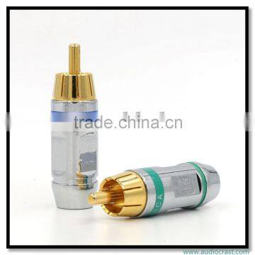 OEM 24K Gold Plated RCA Connector audio connector