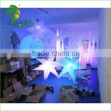 Hot Selling Inflatable Lighting Tower / Inflatable Light LED Star Decoration For Party
