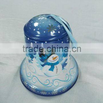 X-MAS Bell Shape Tin Box