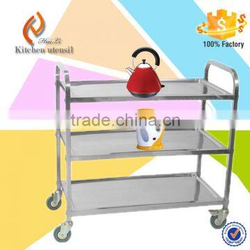 2015 Popular Factory Price hospital stainless steel food trolley cart