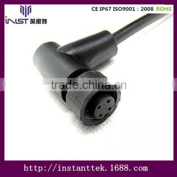 INST M12 90 Degree 4pin Waterproof Connector photo-2