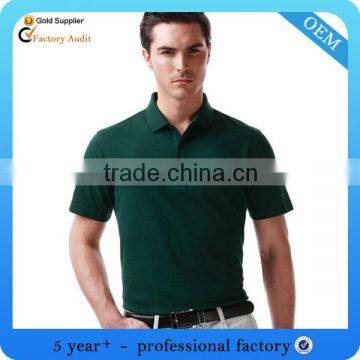 double mercerized cotton polo shirt