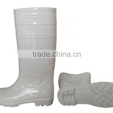 white pvc rain shoes without steel toe,wellington boots,rain shoes