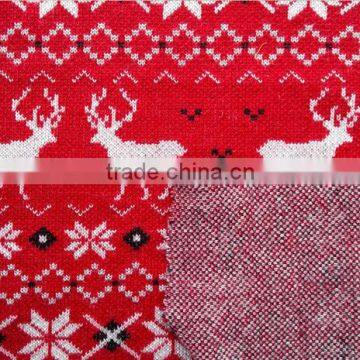 Acrylic fabric Classical household textile fawn jacquard wool fabric