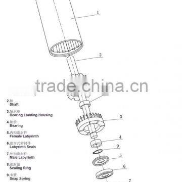 HDPE/UHMW PE polyethylene material leather roller hdpe conveyor roller