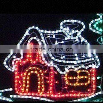 beautiful christmas led rope motif light