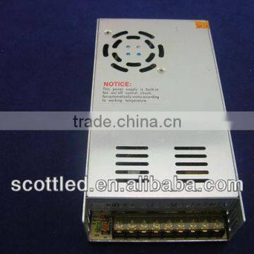 360W Dual Output Switching Power Supply;88 ~ 264VAC input;12V/350W output, CE and ROHS approved