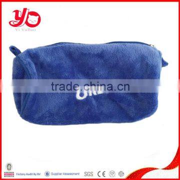 2016 New Design Emb Plush Makeup Bag Custom, Plush Mini Bag With Zip photo-6