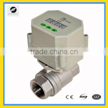 Warm electrical operated plug valve with prepaid Card for HVAC and heating system