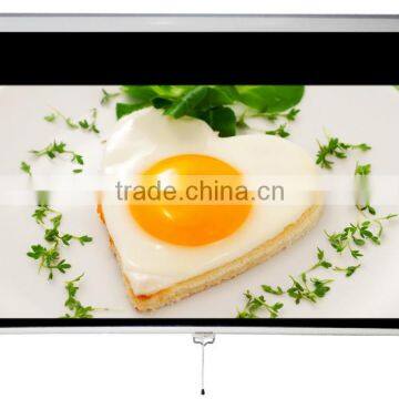 Manual Projection Screen With Self lock manual projector screen