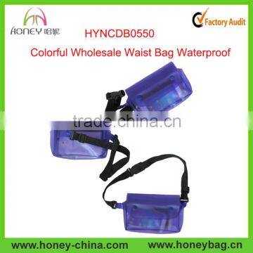 Transparent PVC Waterproof Waist Belt Bag for Phone Camera Wallet Wholesale Waist Bag