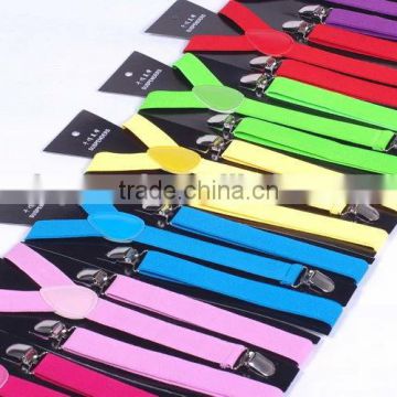 Cheap Price Classic Solid Colour Suspenders for Holiday