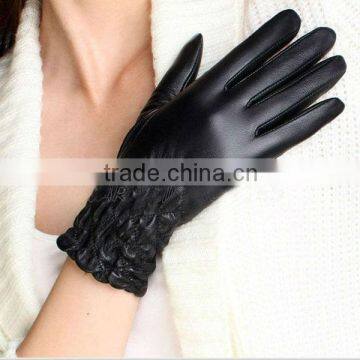 2012 fashion lady leather gloves karachi