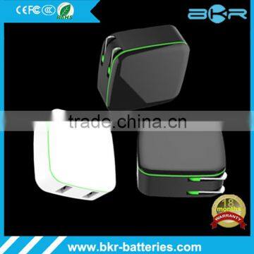 US Plug Foldable Folding Dual USB Wall Charger Power Adapter For IPhone 5 5S 6