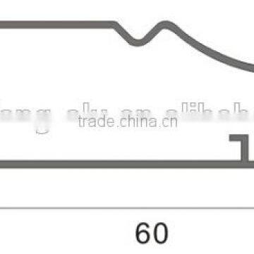 6063 T5 Aluminium Profile With PVC Wood Grain for Silding Door -GL164 photo-2