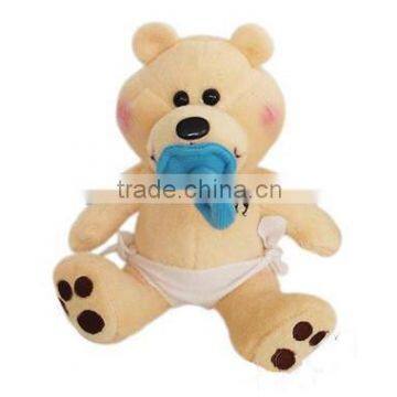 baby soft toy /baby doll/baby cow baby toys/baby bear with nipple