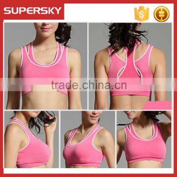 K-91 Woman Sport Tank Top Sexy Sports Bra Top for Ladies Fitness Yoga Bra Yoga Vest photo-3