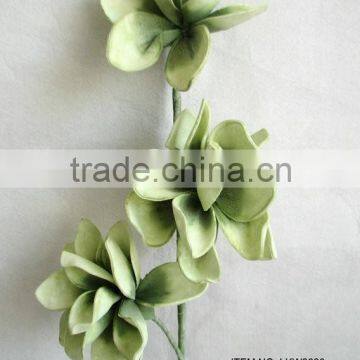 Canton Fair Artificial Eva Flower 27" magnolia Succulent long Stem for Home Decoration