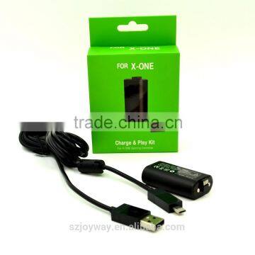 original design for xbox one controller battery pack kit with charging cable