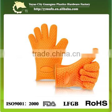 Silicone gloves offer a slip proof & non-stick design which allows you to safely move hot items.